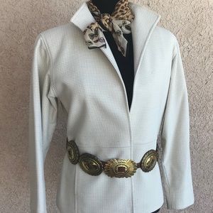 Ellen Tracy Neutral Weave Jacket
